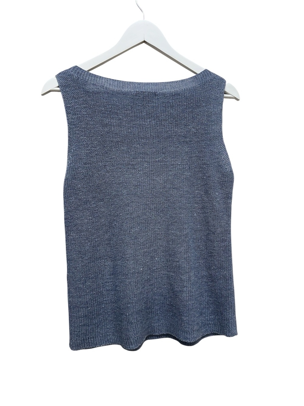Eileen Fisher Women's 100% Organic Linen Knit Sleeveless Sweater Vest Tank XXS - Picture 4 of 6